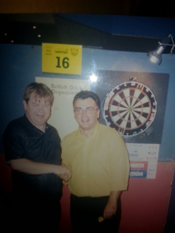 Winmau with Mike Gregory 1999
